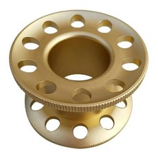 알루미늄 스쿠버 다이빙 손가락 릴 가이드 라인 스풀 다이버 기어, 황금, 협력사, 3. Golden