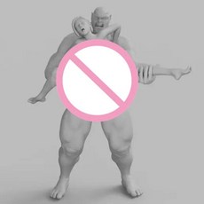 스케일 레진 모델 모형 키트 미조립 디오라마 미도색 미니어처 장, 1.칠하지 않은 회색, 1개