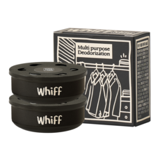 위프 슬림 탈취제 WHIFF 화장실 담배 새집증후군 홀애비 소변기 초강력 냄새 제거 블랙, 2개, 100g