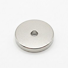 에이제이에스 초강력 네오디움 원형 자석 N42SH 등급 35mm * 5.5mm (30mm 40mm 보완 대체용), 1개, 실버 1개, 실버