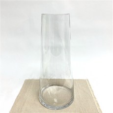 圓錐玻璃花瓶, 大:口徑8×高30cm