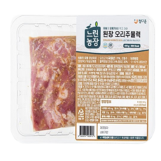 정다운 유황과 오메가3를 먹고자란 된장 오리주물럭, 1개, 400g