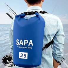 드라이백 블루 25L 방지 비치 보관용 캠핑 수영장 잠금장치