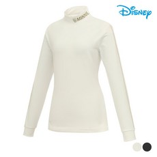 (백화점 상품) 디즈니골프 여성 넥 레터링 이너 긴팔 하프넥 베이스 레이어 티셔츠 DM3LTS010 8431634