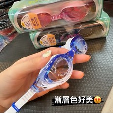 RiVER GR-32SA成人泳鏡 舒適加倍 防刮 專利快調扣, 藍, 1個