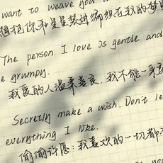中英手寫字帖 歡喜晴啊晴字體 練字帖 楷書 行楷 學生硬筆書法 英語練字, 1個, 單本字帖【無臨摹紙無筆】,歡喜-晴啊晴（需要搭配臨摹紙練習）