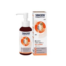 SINGEN 發育寶-S 犬貓全方位營養套組 (營養膏+潔耳液+安膚膚+乾洗粉) 呵護愛寵健康成長, 1個, CS10.護心Q10(犬用), 50ml