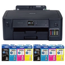 Brother HL-T4000DW A3無線大連供印表機 支援無線列印 高印量降低成本 操作簡單易上手, 加原廠墨水四色2組