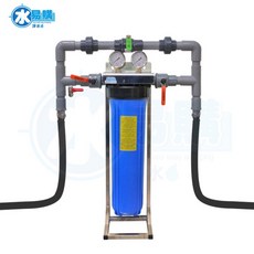 ADD 單道套裝式水塔過濾器 20英吋不鏽鋼腳架 1英吋規格 附濾心, 詳見包裝, 詳見包裝
