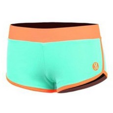 女款拼色沙灘短褲 A155