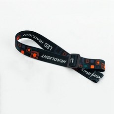 내구성이 있는 탄성 헤드밴드 교체 헤드랜턴 만능인 실리콘미끄럼방지 헤드밴드, 6개