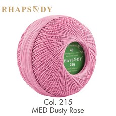 53 색상 면화 진주 스레드 크기 40 100% 이집트 긴 스테이플 면화 가스 더블 머서 태팅 뜨개질 Crochet300Yards, 열 215, 1개