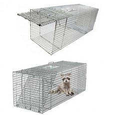 고양이 강아지 포획망 트랩 유기견 유기묘 창고안 고양이 들짐승 뉴트리아 안전 포획틀, 원터치 43실버포획망
