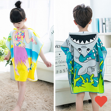 비치타월 아동용 후드 비치타올 목욕타올 유아 가운