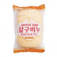살구비누 100g 2개입 세수비누 미용비누 화장비누 목욕비누, 1g