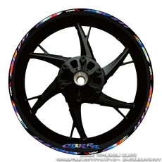 [호환] 혼다 HRC CBR650R cbr 600 rr CBR F4 f4i CBR1000RR 250r 반사 휠 스티커 림 스트립 테이프 허브 데, [10] A4