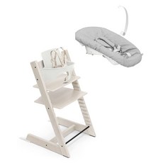스토케 트립트랩 하이체어2 베이비세트 뉴본세트, 화이트워시