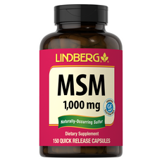 LINDBERG MSM 1000mg 速釋膠囊, 1個, 150錠