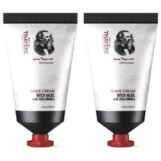 세이어스 쉐이브 크림 위치 하젤 알로에 베라 포뮬러, 2개, 118ml