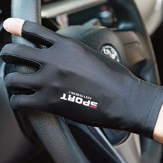 여름 운전용 냉감 손등 보호 장갑 자외선 차단 통풍 메쉬 낚시 등산 골프 스포츠, S