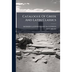 (英文圖書)Catalogue Of Greek And Latin Classics 平裝版, Nabu Press, English, Paperback