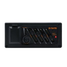 4 밴드 기타 픽업 이퀄라이저 튜너 EQ 7545R 어쿠스틱 프리 앰프 조정 가능한 액세서리, [02] EQ-7545PRO, 1개