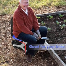 좌석형 가든 카트 접이식 정원 360 도 회전 원예 시트 부드럽고 견고한 작업석 롤링 스툴, 1개