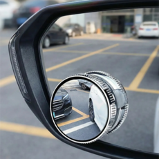 윌로우랩 사이드미러 방수 보조거울 사각지대, 1개, 블랙