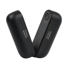 루베나 양손따숩 360도 발열 휴대용 전기 손난로 듀얼 자석 10000mAh, 매트 블랙, RN-747 Pro