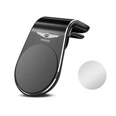 마그네틱 자동차 휴대폰 거치대 금속 스탠드 액세서리 제네시스 G80 GV70 GV80 GV60 G70 Essentia Neolun G90 GV90 X 1 개, [01] Black