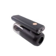 【安伯特】百變旋轉手持無線車用吸塵器 (國家認證 一年保固) 汽車吸塵器 無線吸塵器R3D197 晶蝦蝦, 黑色