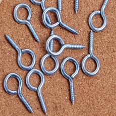 마이쎄쿠 원형고리 나사 20P 액자고리나사