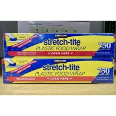Kirkland Signature Stretch-tite 塑膠保鮮膜 750平方英尺, 2個, 231.03m