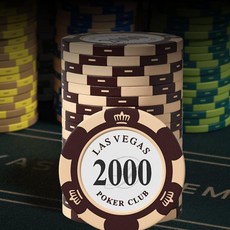 good 套裝加厚籌碼幣遊戲幣兒童獎勵幣棋牌室用品, 1個, 面值2000 20片 高端黏土