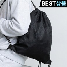 리즈런 다용도 멀티 스포츠 백 헬스 짐색 신발 주머니, 1개, 블랙