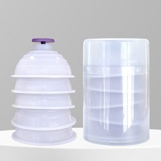 한솔 실리콘 부항기 5개입 세트 국산 수동식 원터치 물부항 찜질방 목욕탕 가정용, 5개