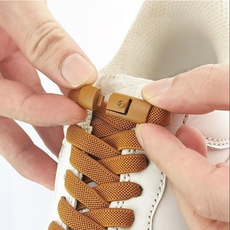 [솔이네]스포츠 남녀고무줄 신발끈 풀리지않는 운동화끈 클립 매듭없는 버클 등산화 고정 정리 버튼