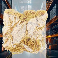 노란 고무줄 7cmx3mm 링고무줄 공업부자재 미술완구 학용품 만들기재료 생활용품