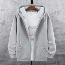 wa365 기모후드집업 남여공용 빅사이즈 오버핏 후드