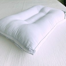 1+1 일반구름 베개솜 마이크로화이바 경추 베개솜 낮은 가벼운 베개속, 화이트