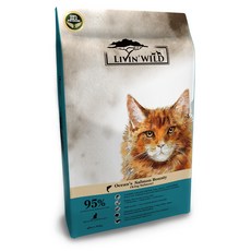 Livin' Wild 野生帝王鮭魚全齡貓飼料, 1個, 野宴 全齡貓 野生帝王鮭魚 4lb