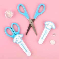 시나모롤 안전캡 가위 초등학생 문구용품 학용품 입학 준비물, 1개