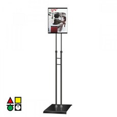 삼화 단면삽입식 포스터스탠드 A4 SIP-01QBK 헬로우라이프