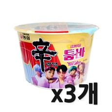 신라면 툼바 큰사발면 113g, 3개