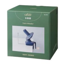 Clover 毛線繞線器，輕鬆整理毛線，編織愛好者必備工具，提升效率, 藍色, 1個