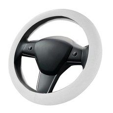 아마존평점4.5+ 미국출고 132246 Erivis 스웨이드 얇은 스티어링 휠 커버 2025 2026 테슬라 모델 Y/3 주니퍼 하이랜드 표준 프리미엄 성능 미끄럼 방지 통, 아마존평점4.5+ 미국출고 132246 Erivis 스