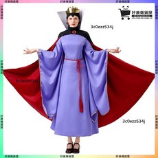 萬聖節白雪皇后角色扮演服裝套裝，外貿新款童話故事主題，化妝舞會好康優選