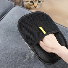 고양이 털 제거기 장갑 청소기 흡입기 먼지 반려묘 애묘인 반영구적 사용, 털제거장갑-노란라벨
