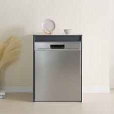 니드 식기세척기 정수기 다이 받침대 선반 수납장 식세기장, 화이트