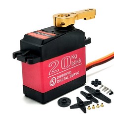 방수 서보 15KG 20KG 25KG 30 KG 고속 메탈 기어 디지털 BAJA 10 스케일 RC 차량용, 20KG DS3218 25T